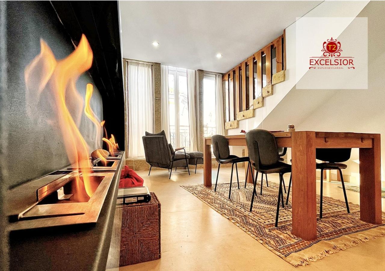 T2 Duplex - Exclusivo No Centro Historico Lägenhet Vila Real Exteriör bild