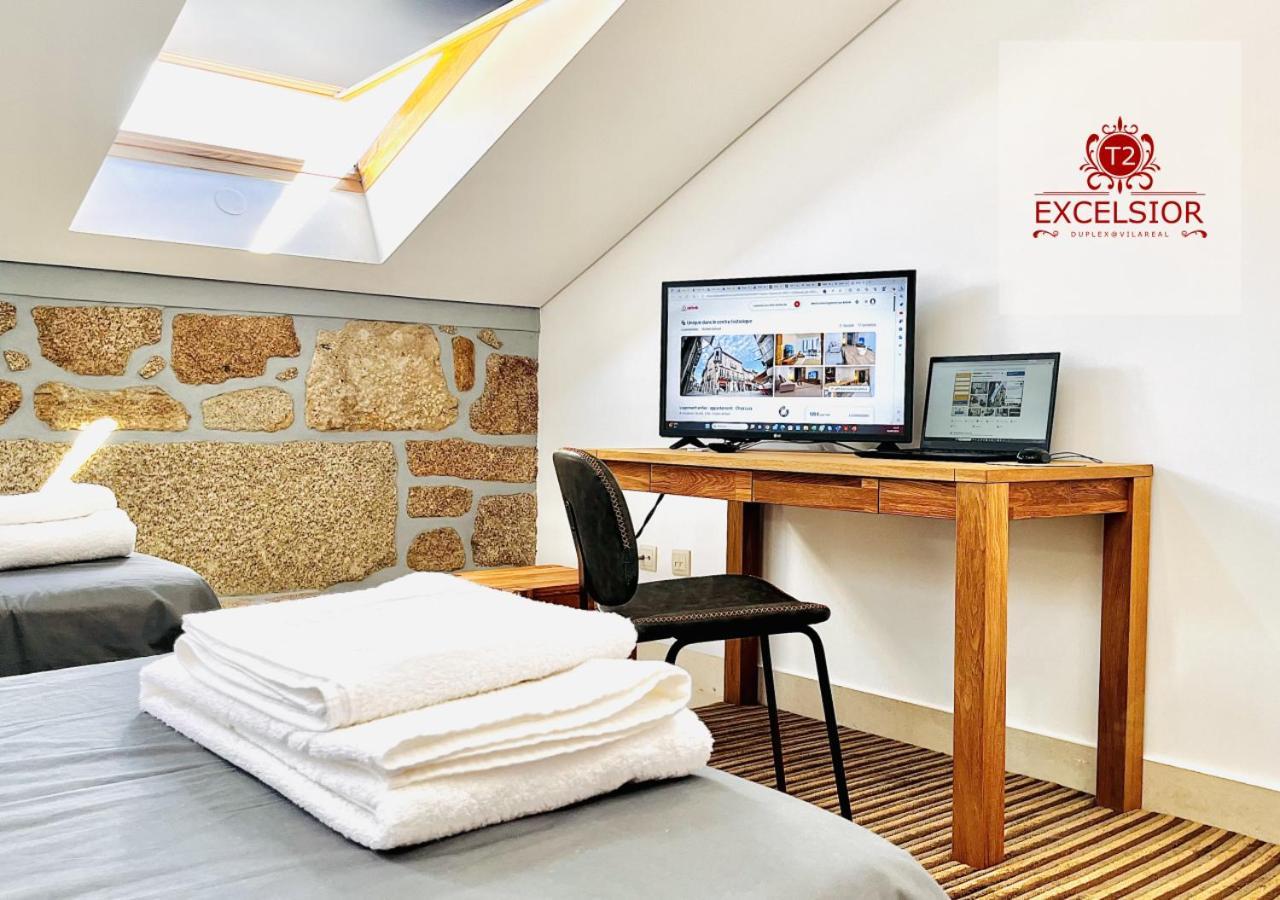 T2 Duplex - Exclusivo No Centro Historico Lägenhet Vila Real Exteriör bild